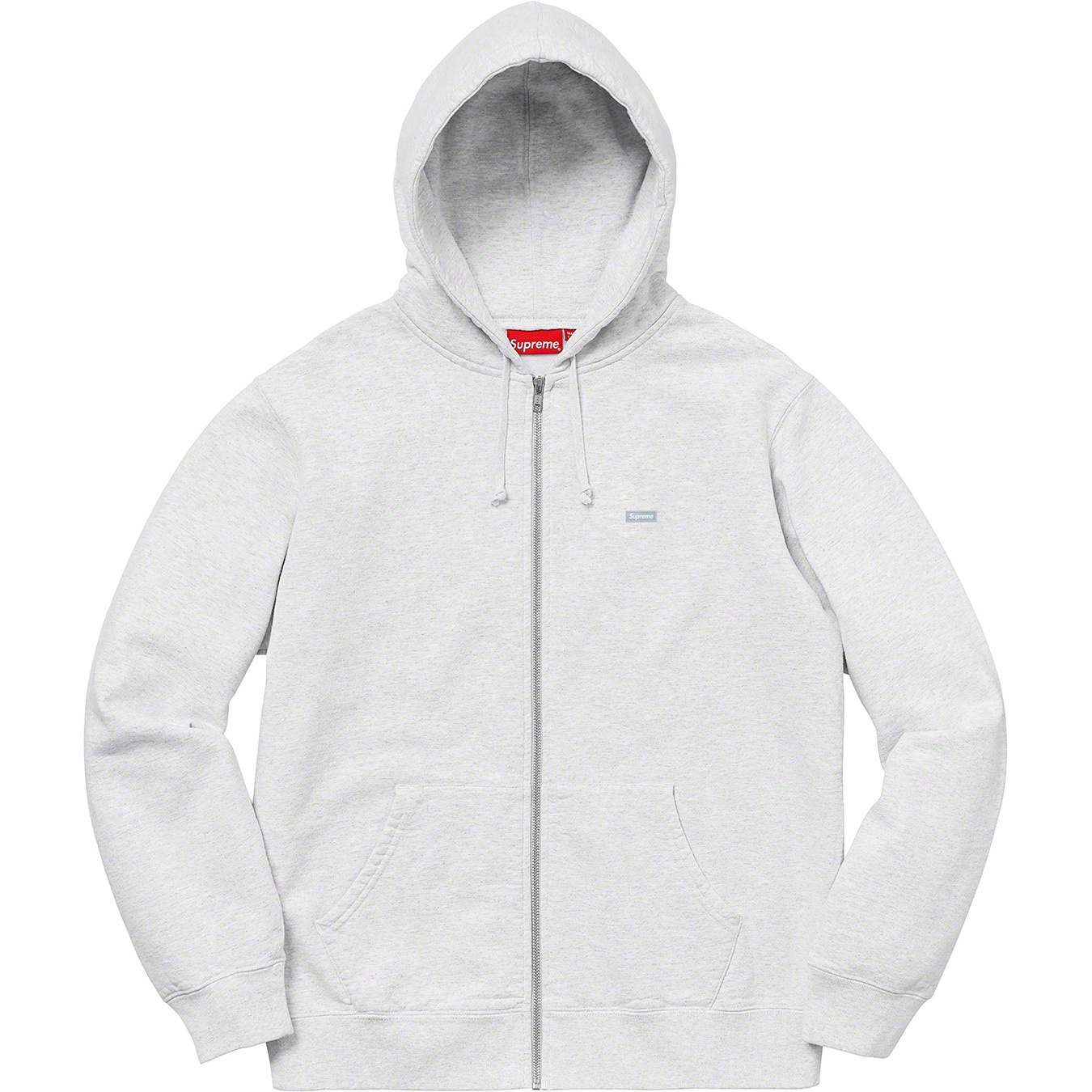 Reflective Small Box Zip Up Sweatshirt view 5